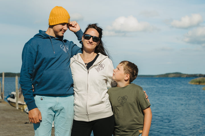 Sweatjacke "Strand im Herz"